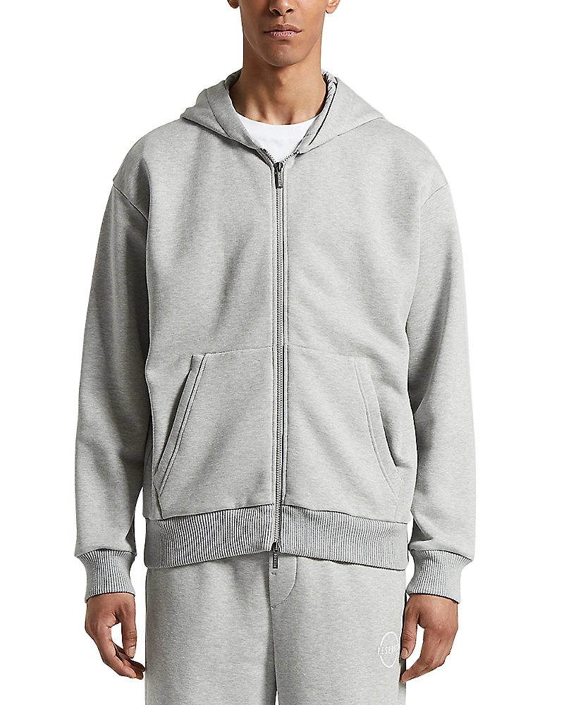 Peserico Cotton Front Zip Hoodie