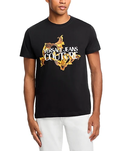 Versace Jeans Couture Cotton Jersey Graphic Tee