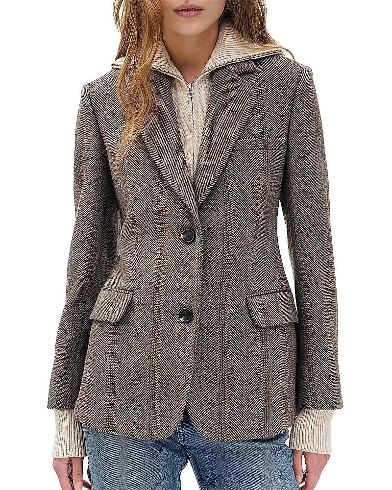 rag & bone Frank Mixed Media Blazer