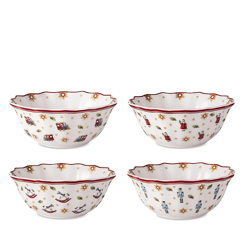 Villeroy & Boch Toy's Delight Anniversary Bowl, Set of 4