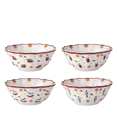 Villeroy & Boch Toy's Delight Anniversary Bowl, Set of 4
