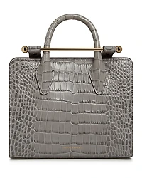 Strathberry Croc Embossed Mini Tote
