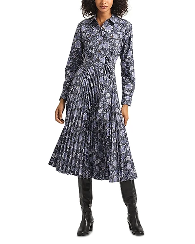 Derek Lam 10 Crosby Kenza Pleated Midi Dress