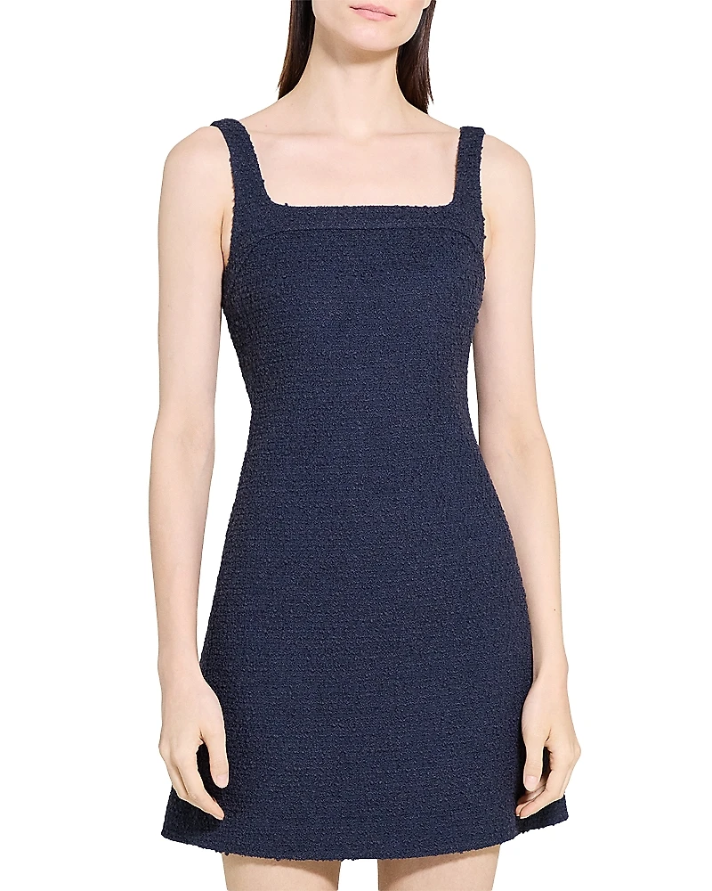 Theory Square Neck Mini Dress