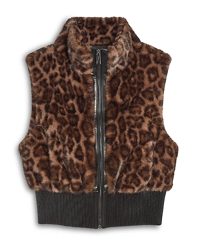 Jocelyn Faux Fur Bomber Vest