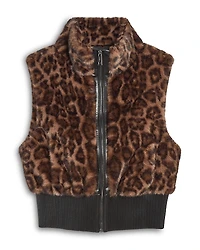 Jocelyn Faux Fur Bomber Vest