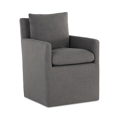 Sunpan Glenrose Wheeled Dining Armchair