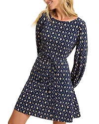 Tommy Bahama Diamond Cay Long Sleeve Short Dress