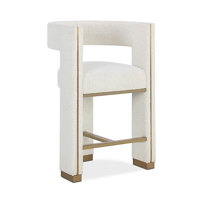 Sunpan Adamina Counter Stool, Rhea Light Barley