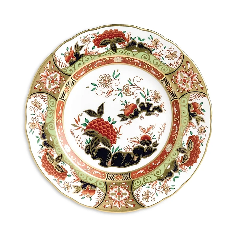 Royal Crown Derby Golden Peony Accent Plate