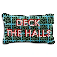 Furbish Studio Deck the Halls Needlepoint Pillow
