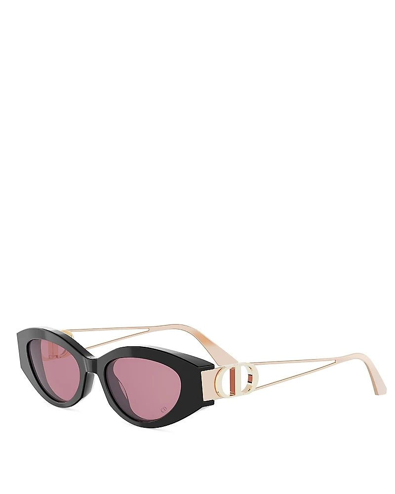 Dior 30Montaigne Oval Sunglasses, 51mm