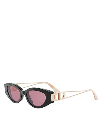 Dior 30Montaigne Oval Sunglasses, 51mm
