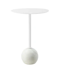 Modway Aliza Round Marble Side Table