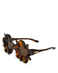 Bottega Veneta Peggy Flower Sunglasses, 40mm