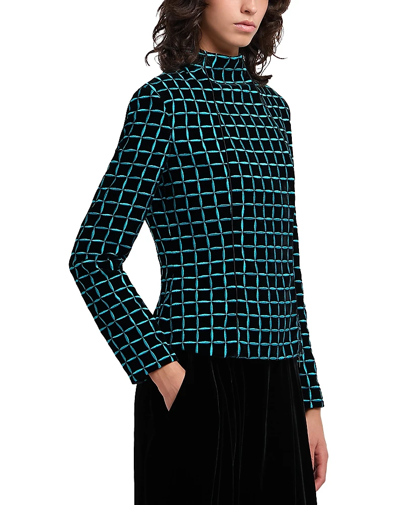 Emporio Armani Embroidered Velvet Jacket