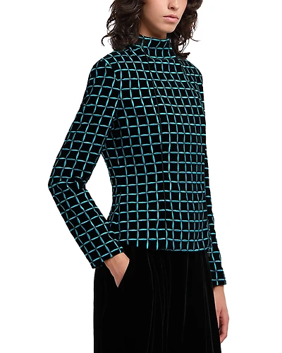 Emporio Armani Embroidered Velvet Jacket