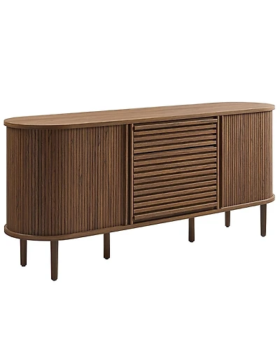 Modway Harlan 67 Fluted Oval Sideboard Cabinet
