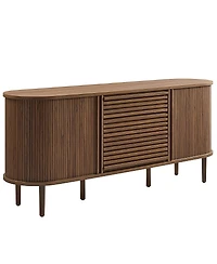 Modway Harlan 67 Fluted Oval Sideboard Cabinet