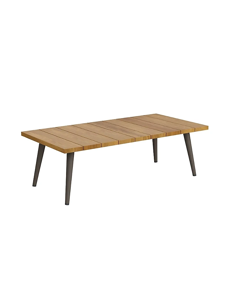 Modway Meadow Outdoor Patio Teak Wood Coffee Table