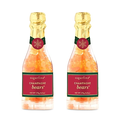 Sugarfina Champagne Bears Celebration Bottle, Set of 2