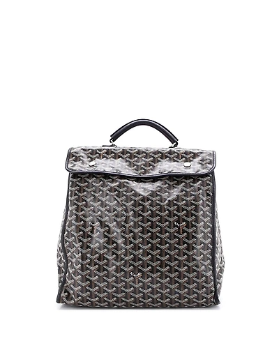 Pre-Owned Goyard Saint Leger Briefcase Backpack Coated Canvas