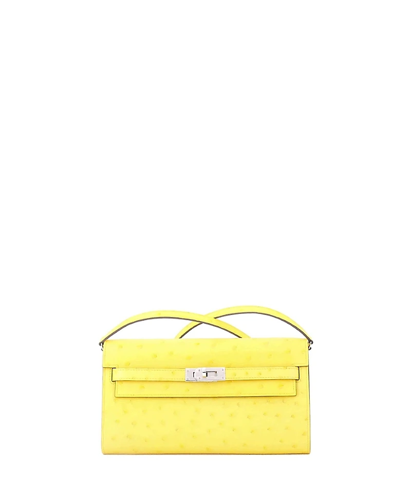 Pre-Owned HERMES Kelly To Go Wallet Ostrich