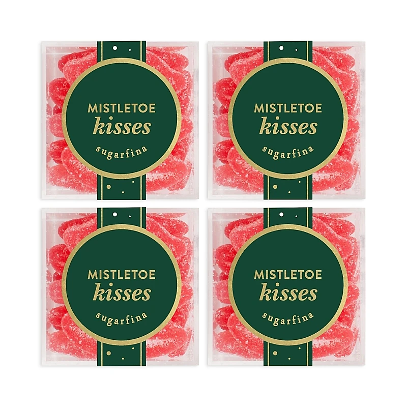 Sugarfina Mistletoe Kisses Candy, 4 Cubes