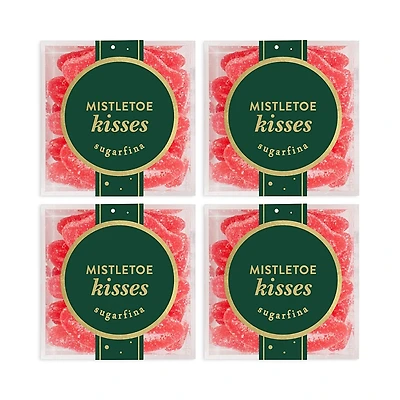 Sugarfina Mistletoe Kisses Candy, 4 Cubes