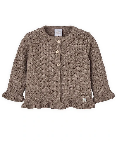 Paz Rodriguez Girls' Pompon Cardigan - Baby