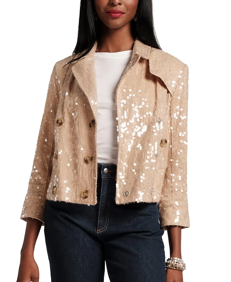 Frances Valentine Sequin Moto Jacket