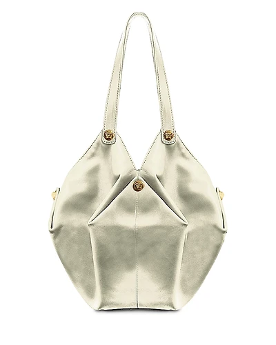 Versace Protea Leather Shoulder Bag