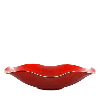 Vietri Holiday Glass Medium Serving Bowl