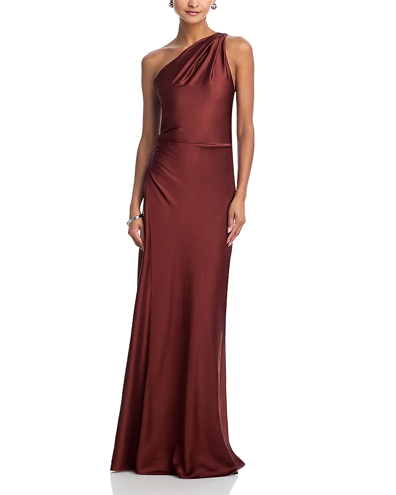 A. l.c. Aster One Shoulder Gown