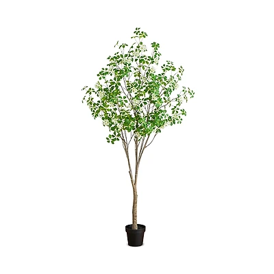 Nearly Natural 7' Artificial Dogwood Tree