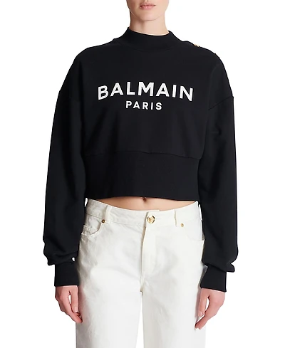 Balmain Printed Paris Sweatshirt