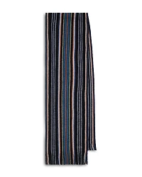 Paul Smith Striped Merino Wool Scarf