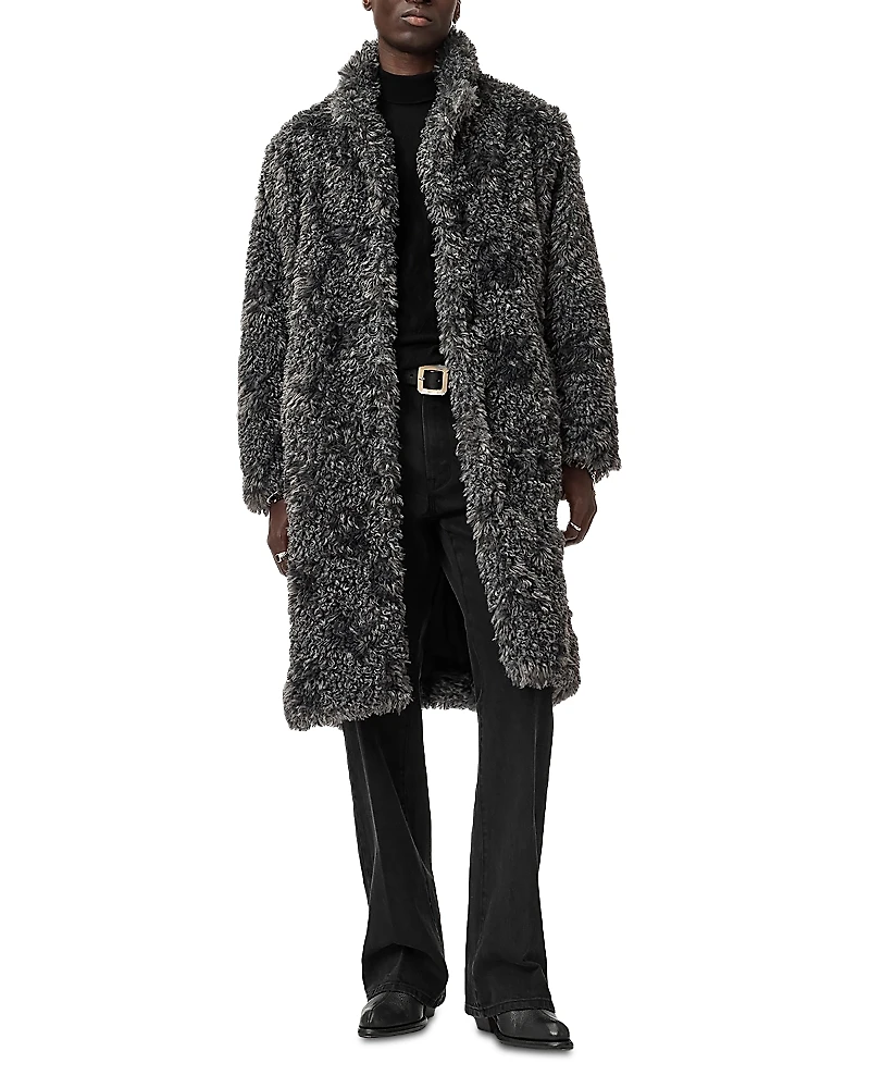 John Varvatos Ace Faux Fur Coat