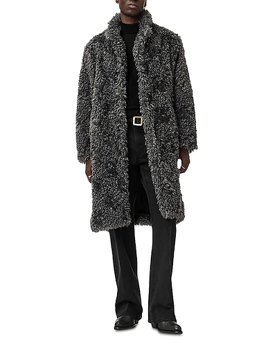 John Varvatos Ace Faux Fur Coat