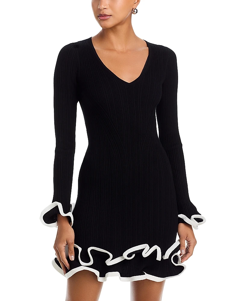 Simkhai Avalon Ruffle Mini Dress