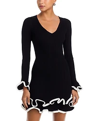 Simkhai Avalon Ruffle Mini Dress