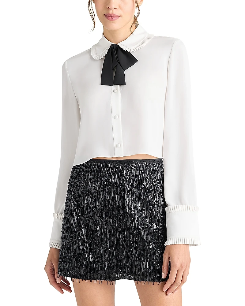 Cinq a Sept Zaida Bow Tie Blouse
