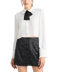 Cinq a Sept Zaida Bow Tie Blouse