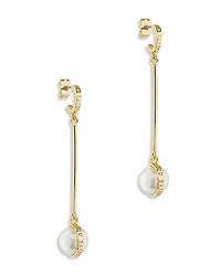 Ted Baker Imitation Pearl Linear Drop Earrings