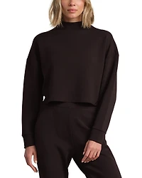 Rhone Dreamglow Cropped Mock Neck Top