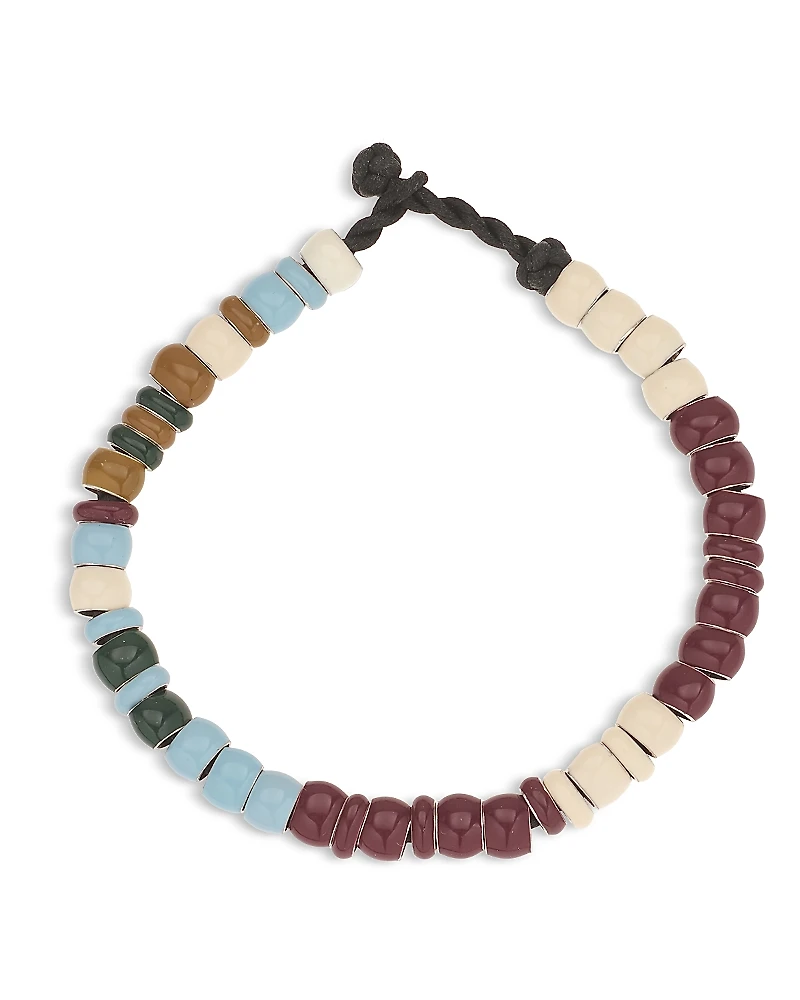 Adina Reyter Sterling Silver Ivy League Full Enamel Mini Bead Bracelet