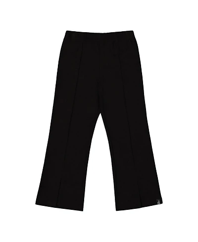 Deux par Girls' Ribbed Leggings Bootleg with Slit