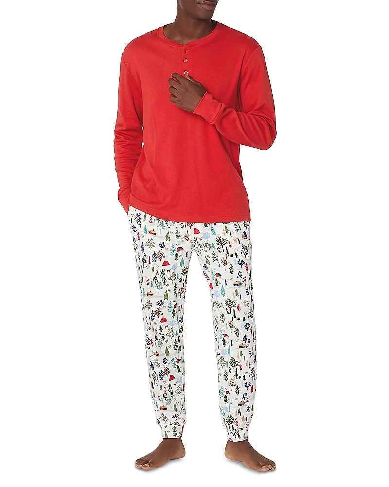 BedHead Pajamas Long Sleeve Henley Pajama Set