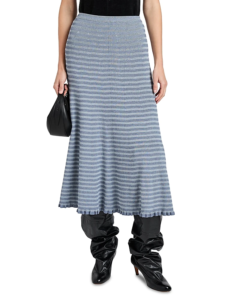 Proenza Schouler White Label Stine Geo Knit Skirt