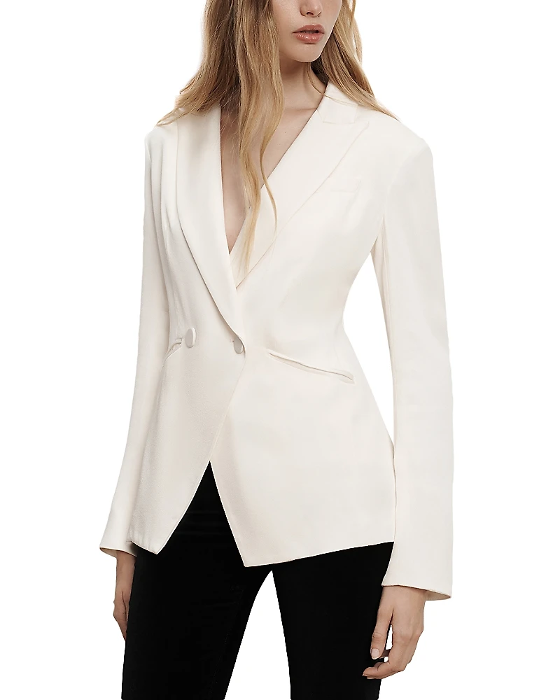 Veronica Beard Rickie Double Breasted Dickey Jacket